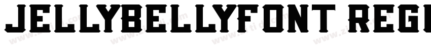 JellyBellyFont Regul字体转换